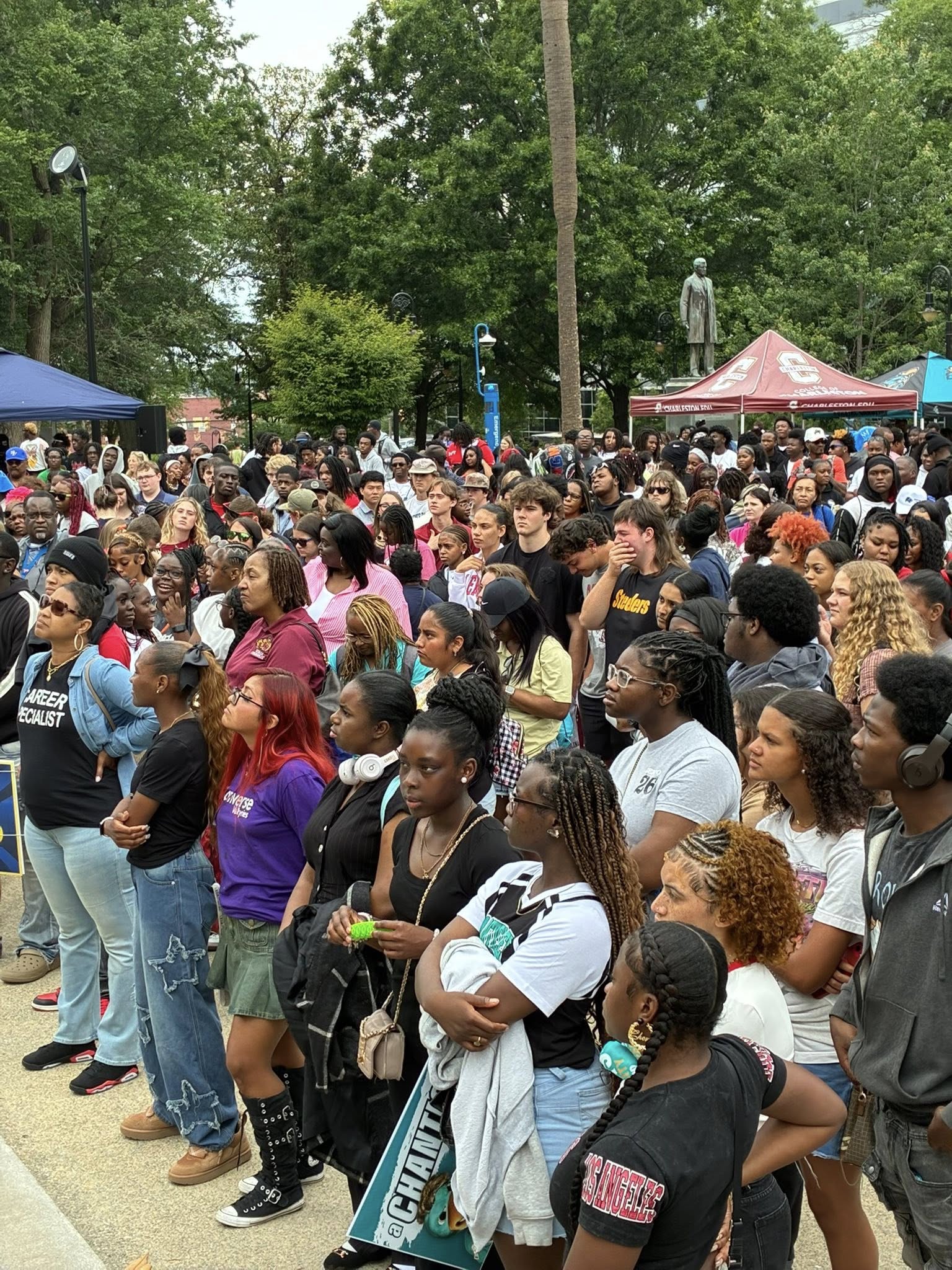 CCDD crowd at the state house.