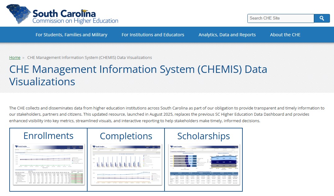 Link to CHEMIS Data Visualizations
